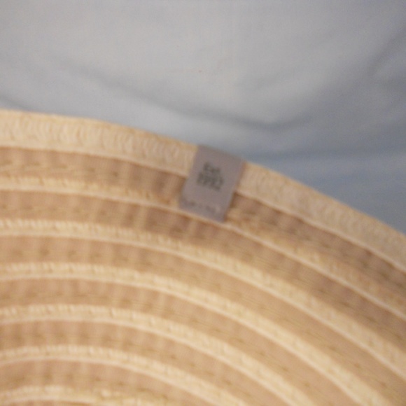 Logo Fit Khaki Cream Wide Brim Hat Womans OSFM - Picture 6 of 6